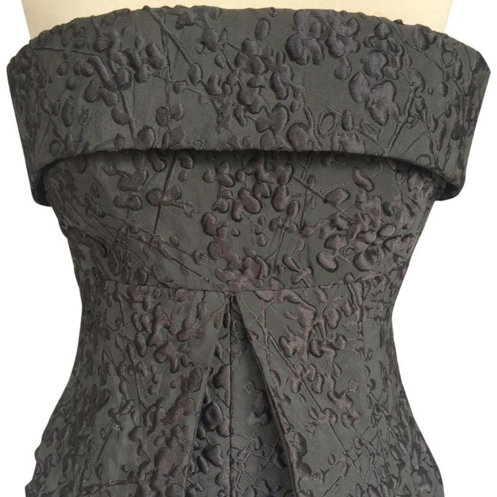 Giorgio Armani Gray Textured Crop Top
